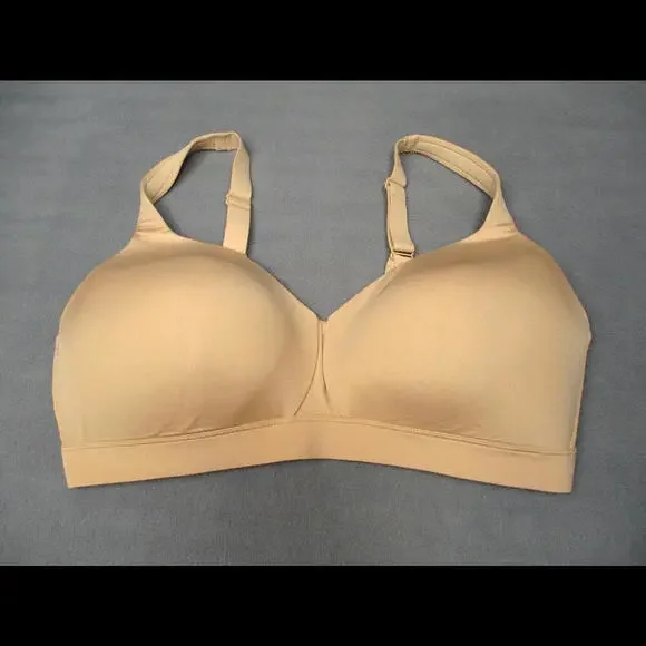 Duluth Trading Armachillo Teeluxe Bra 40D 40 D Nude Wireless Comfort - Picture 1 of 5